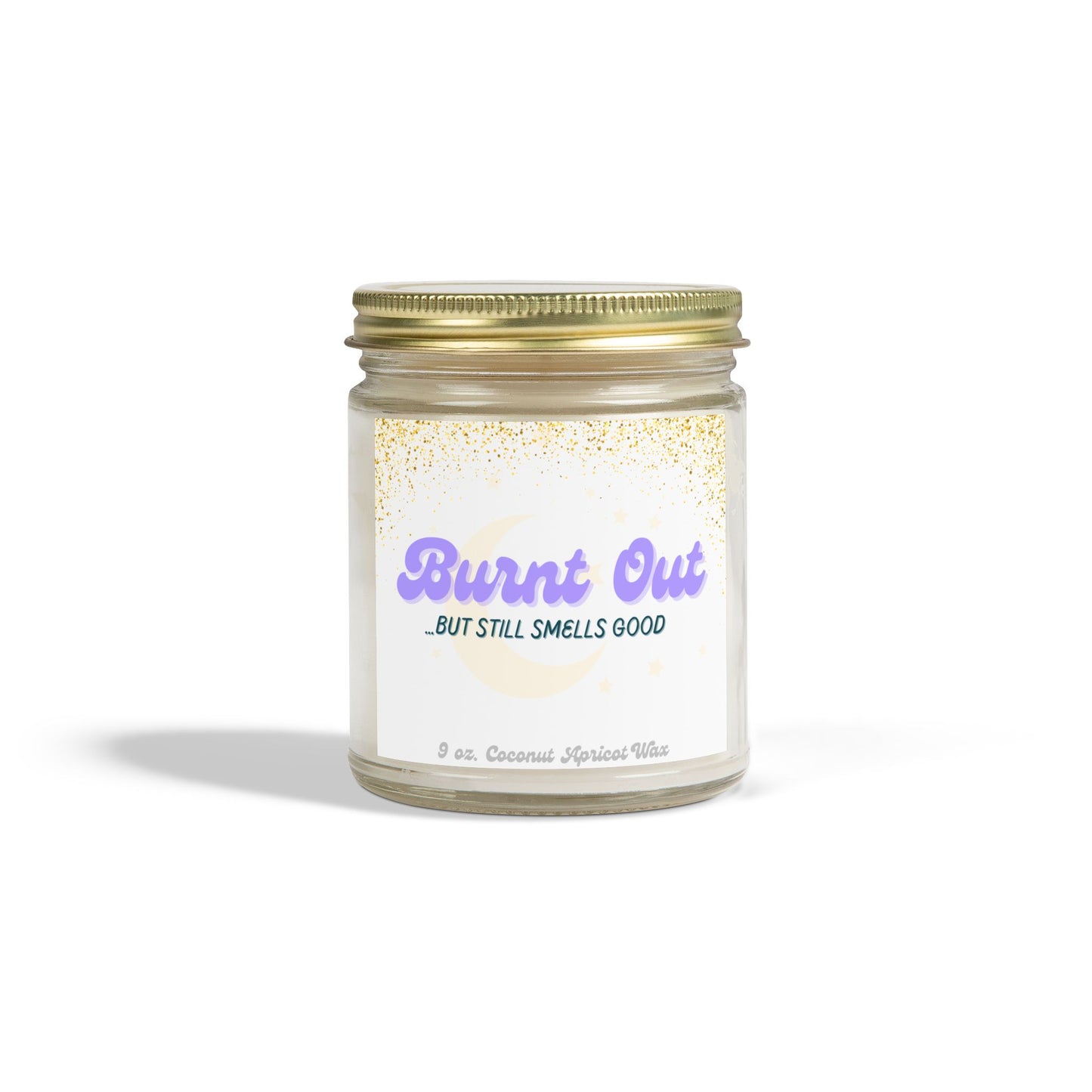 "Burnt Out" Coconut Apricot Wax Candle